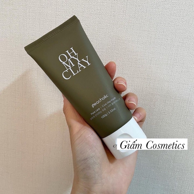 MẶT NẠ ĐẤT SÉT PEACHOLIC TỪ RAU MÁ VÀ DIẾP CÁ 100g