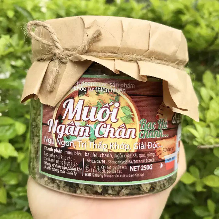 ✅ Muối Ngâm Chân Thảo Dược- Đà Lạt 1893, (Dùng được 40-50 lần) -VT0644