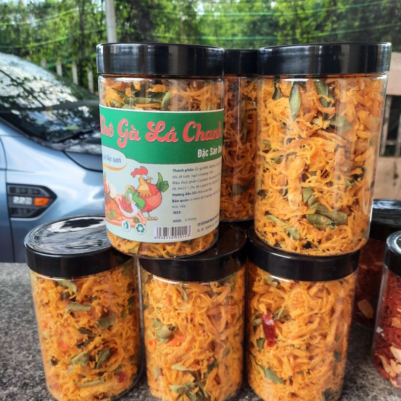 Khô Gà lá chanh xé cay loại ngon _ Hộp 300g | BigBuy360 - bigbuy360.vn