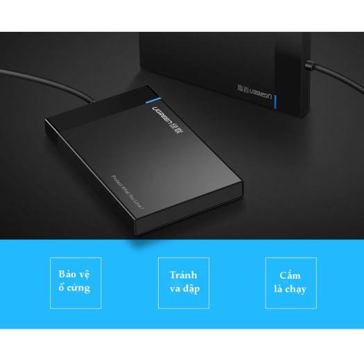 Hộp đựng ổ cứng 2,5 inch USB 3.0 chính hãng Ugreen 30847 cao cấp