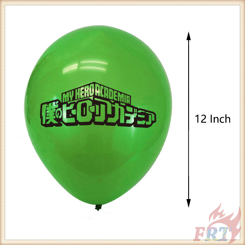 Bong bóng in chữ Anime My Hero Academia 12 inch dành cho trang trí tiệc