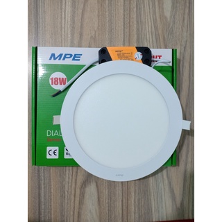 Đèn led âm trần 18w mpe rpl-18t bảo hành hư là đổi mới