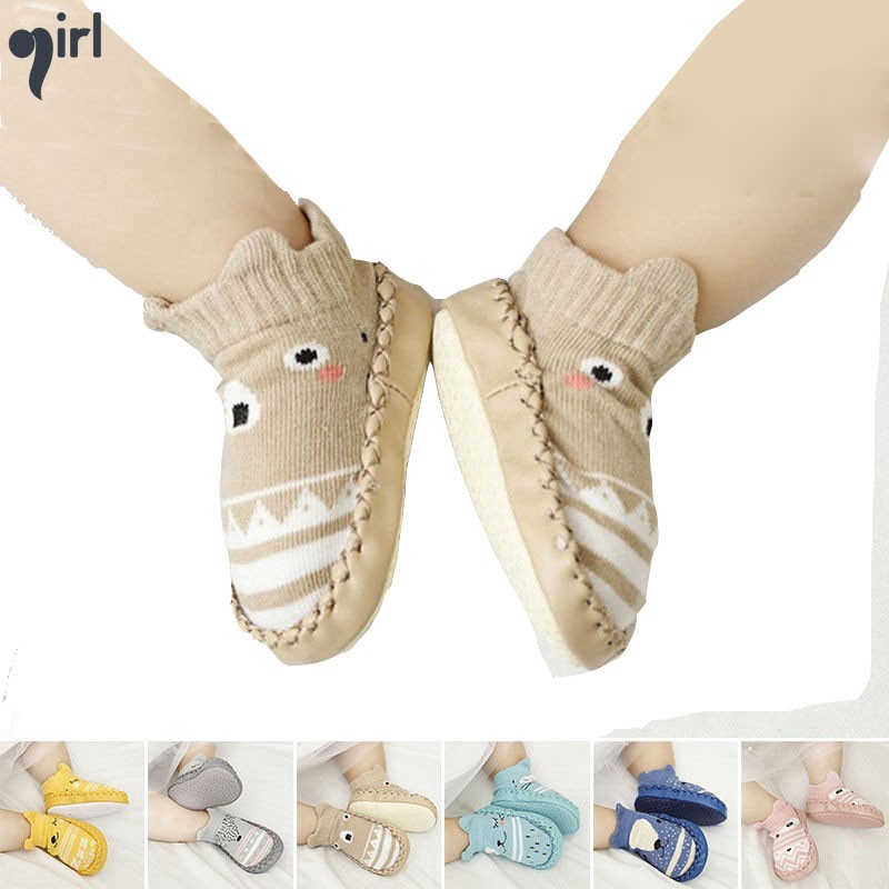 Giày tập đi đế mềm dễ thương cho bé sơ sinh