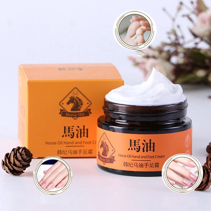 Horse Oil Feet Cream Heel Cream for Athlete's Foot Feet Mask Itch Blisters Anti-chapping Peeling for Foot Care Cream