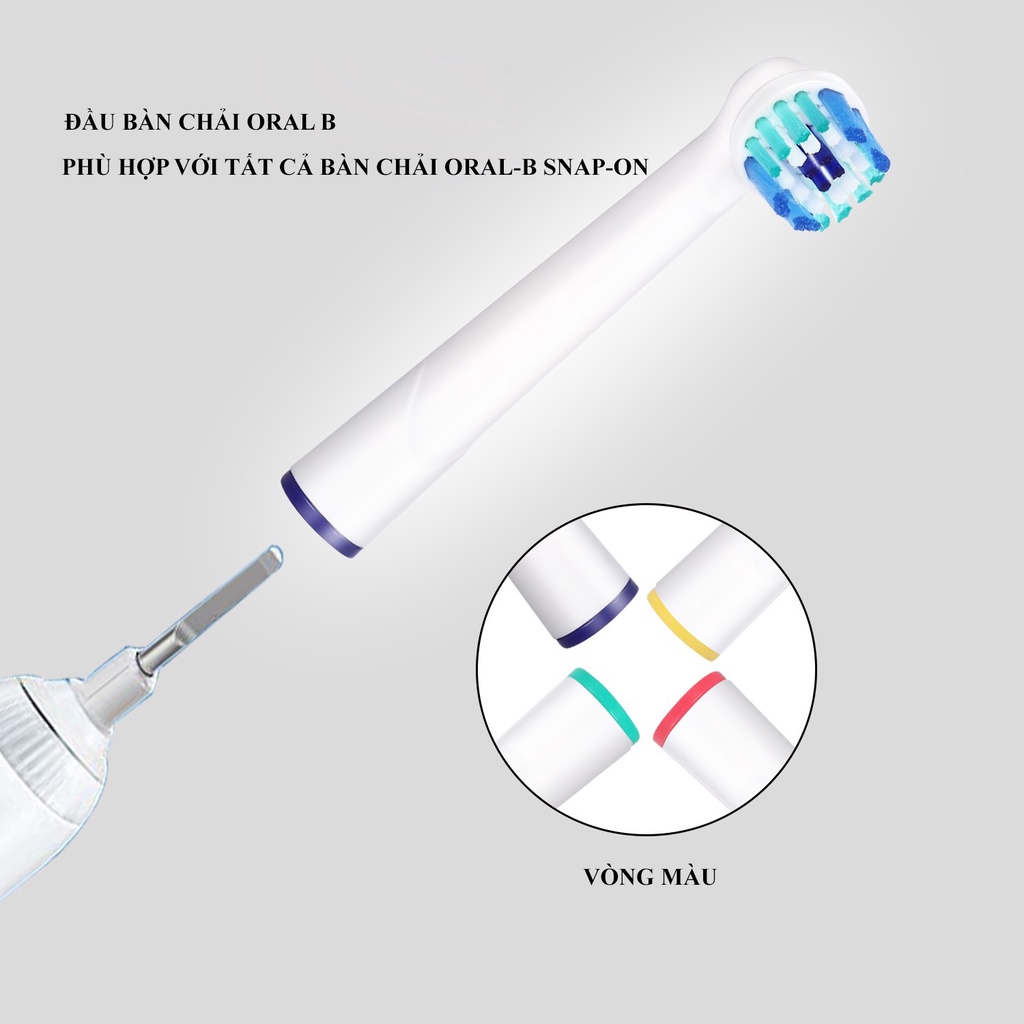Đầu Bàn Chải Đánh Răng Điện Oral-B Thay Thế Phù Hợp Tất Cả Các Loại Bàn Chải Oral-B