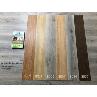 Sàn nhựa hèm khóa 4mm NCFloor cao cấp kích thước 1220 x 183 x 4mm