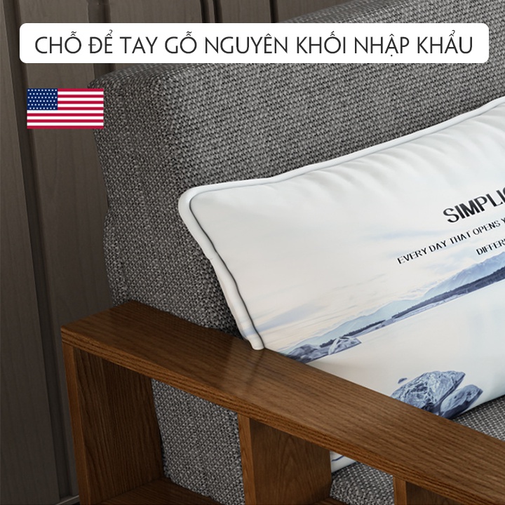 Giường Sofa Đa Năng, Sofa kéo thành giường thông minh - Có ngăn chứa đồ bí mật, Giường gấp thông minh Kích cỡ (1m5 x 1m9