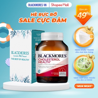 Viên Uống Giảm Mỡ Máu Cân Bằng Cholesterol Blackmores Cholesterol Health 60 Viên