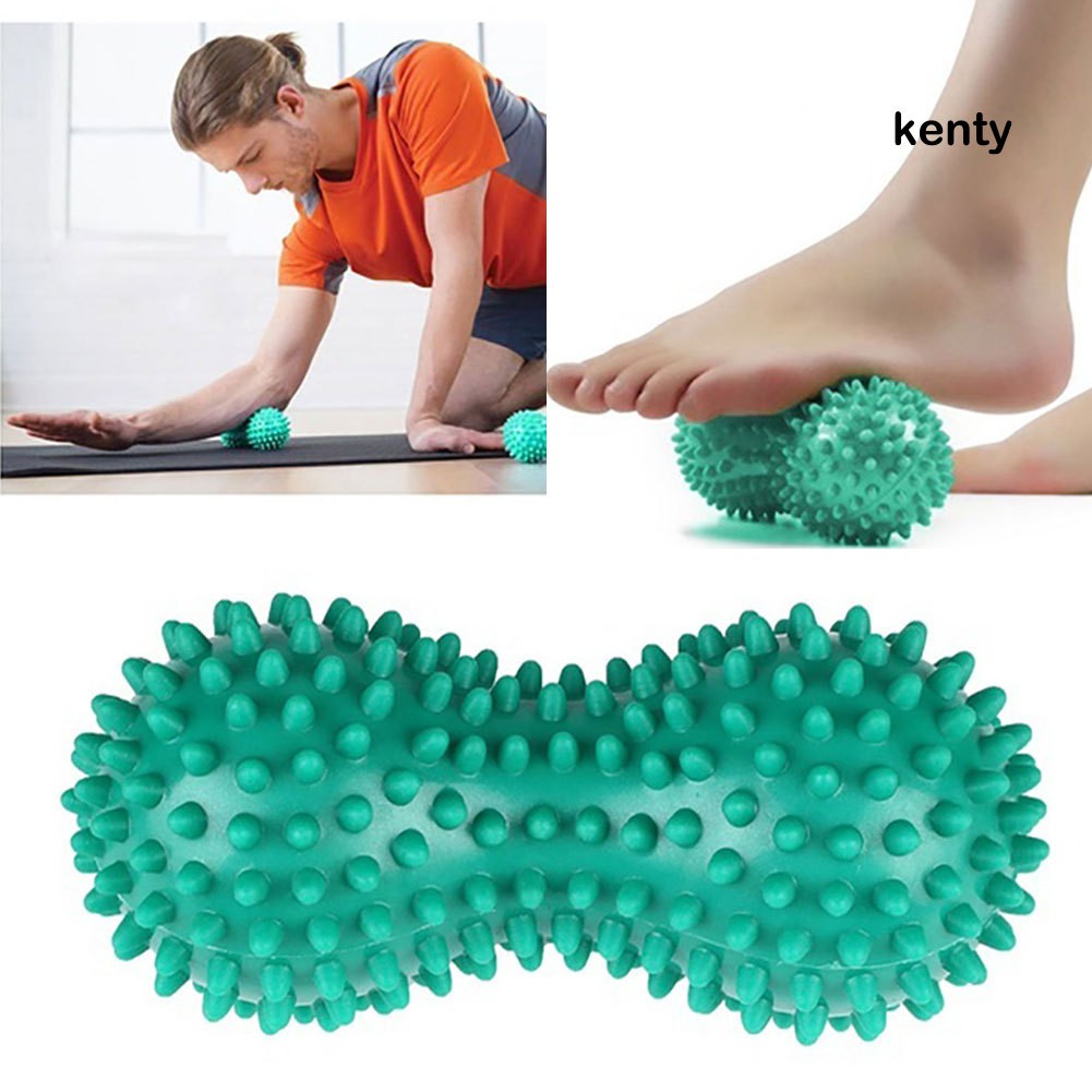 ☆Kt☆Bóng Mát Xa Tập Yoga Hình Đậu Phộng Bằng PVC Giúp Giảm Căng Thẳng