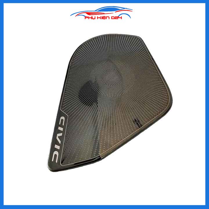 Bộ ốp màng loa vân Titan cho xe Civic 2016-2017-2018-2019-2020-2021 chống xước trang trí nội thất ô tô