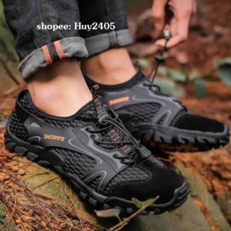 [Giày Phượt] Giày Leo Núi - Giày Trekking Lội Suối - Thoát Nước Nhanh Fashion H6 -z11 : ;