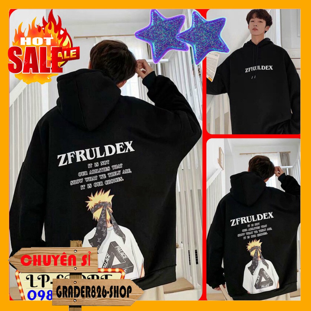 Áo Hoodie Nữ Nam - Áo Khoác Nỉ Unisex ZFRU ANIME Siêu Hot (FREESHIP)