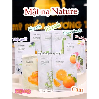 [AUTH] Mặt Nạ Dưỡng Da  Republic Real Nature Mask Sheet (miếng)