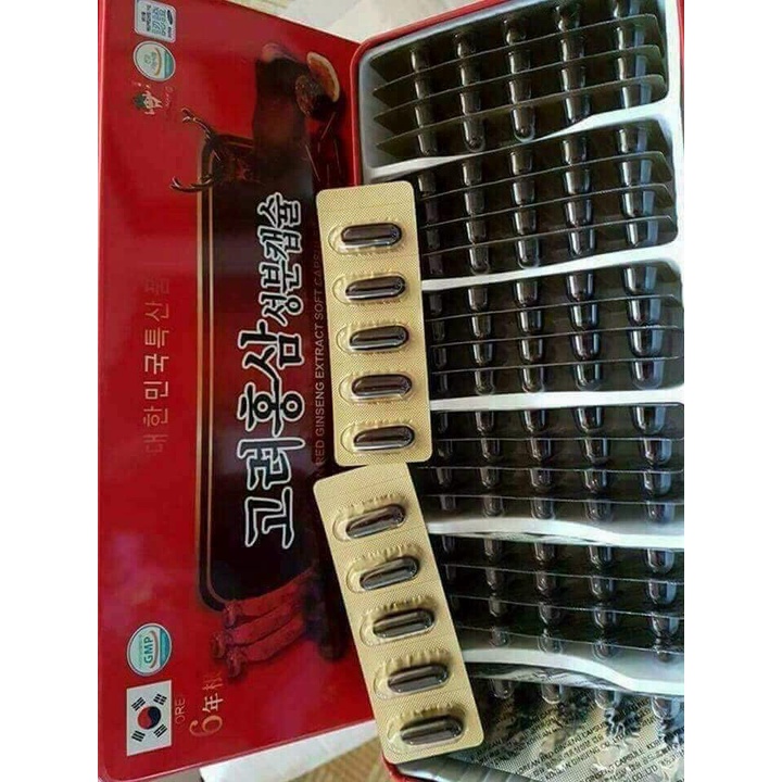 Đạm Sâm Nhung Hươu Linh Chi Kana Đỏ Hàn Quốc 120 viên