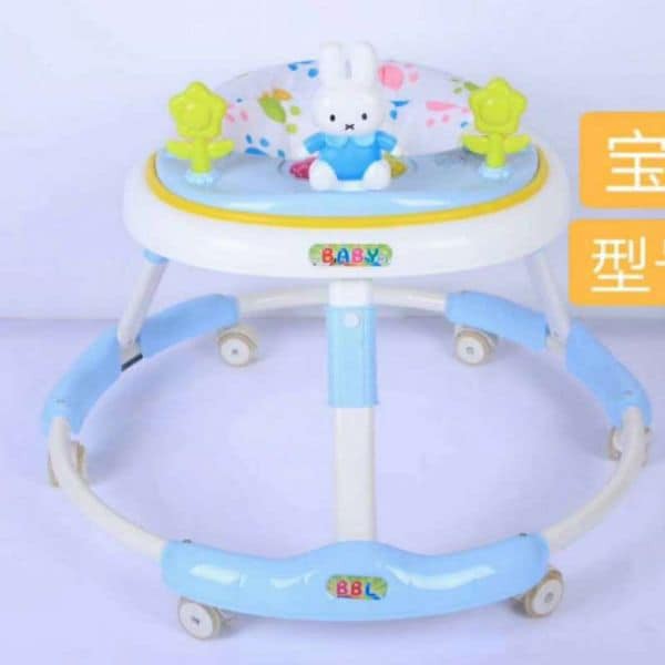 Xe tập đi tròn gập gọn cho bé. Xe tập đi phát nhạc hình thỏ