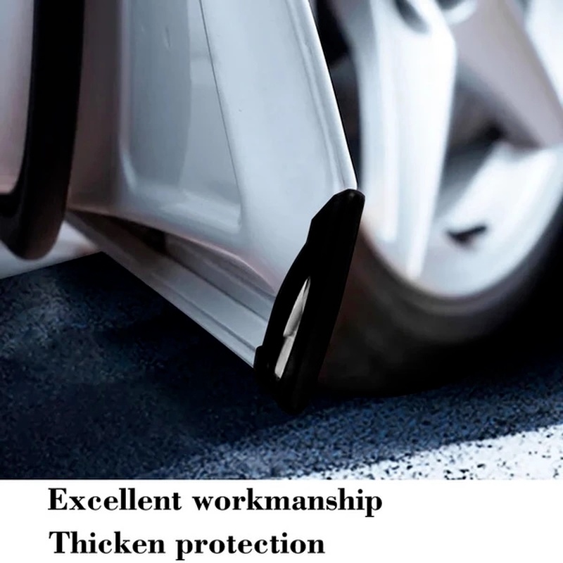 2 Miếng silicon bọc góc cửa xe hơi 90 độ chống trầy xước bảo vệ an toàn chất lượng cao