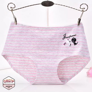 ❤️ Bộ 3 Quần Lót Không Viền Tàng Hình Quần Chip Nữ Họa Tiết Đáng Yêu Hình Con Mèo