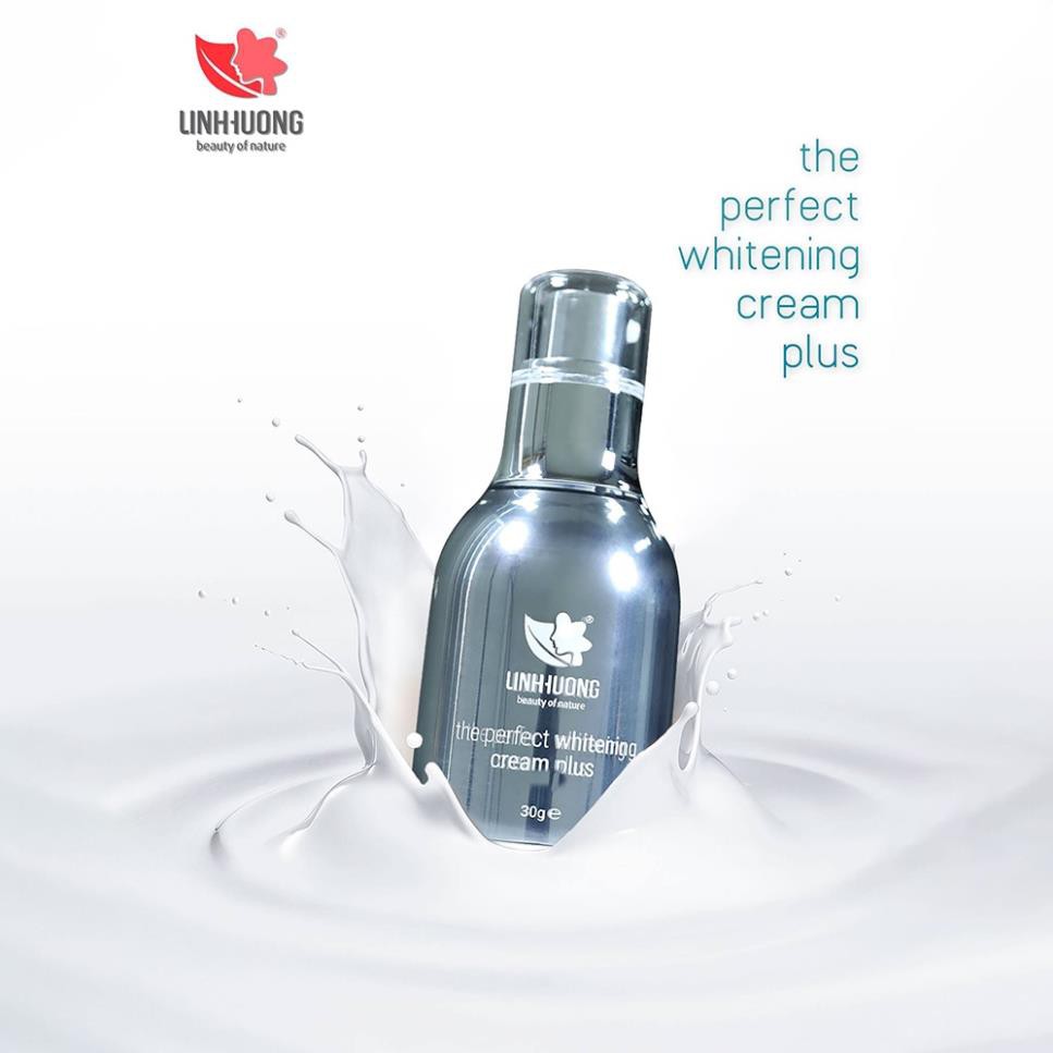 [Mua 1 tặng 3] Kem sữa dưỡng trắng da mặt, cấp ẩm, ngừa lão hóa, cân bằng da Linh HươngTHE PERFECT WHITENING CREAM PLUS | BigBuy360 - bigbuy360.vn