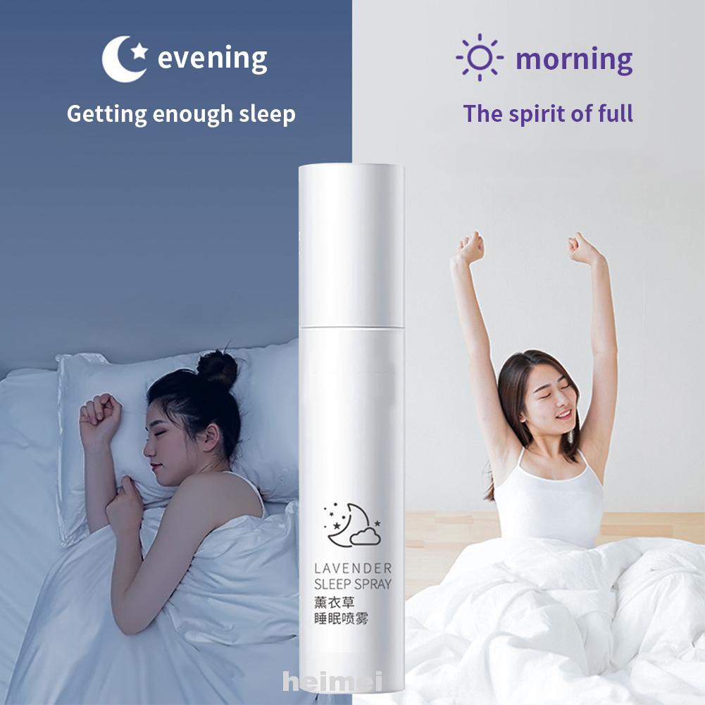 75ml Lavender Sleep Spray Melatonin Night Bedroom Home Relaxing Calming For Pillow Insomnia Therapy