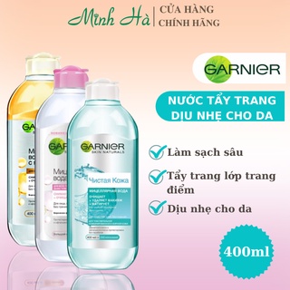 Nước tẩy trang Garnier Micellar Cleansing Water 400ml bản Nga