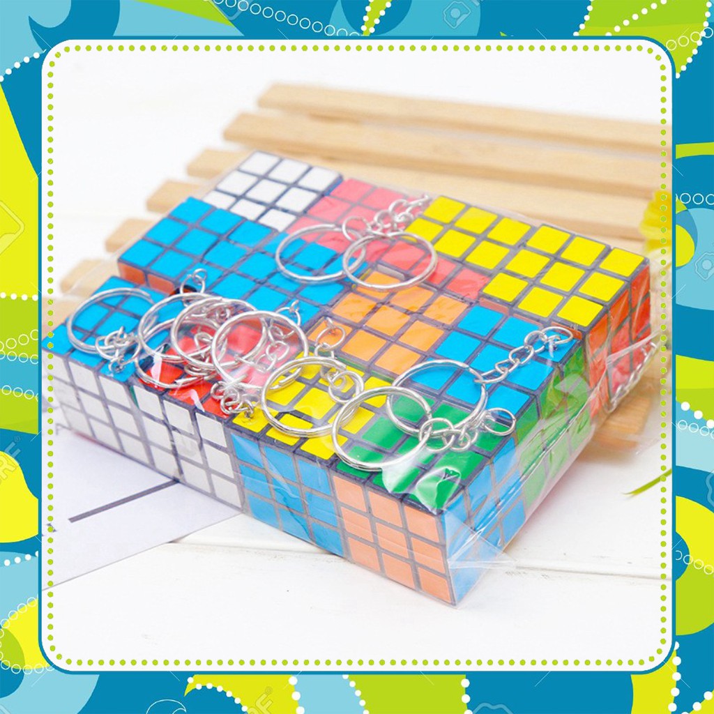 (Rẻ Là Mua)  Móc Khóa Hình Rubik - 5674 (Rẻ Vô Địch)