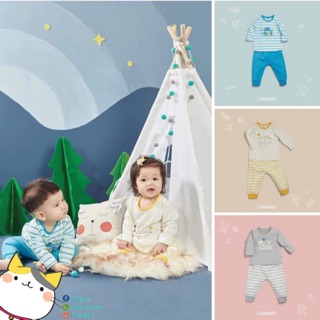 CHAANG - Bộ Chaang cúc vai, raglan dành cho bé từ 6 tháng đến 3 tuổi