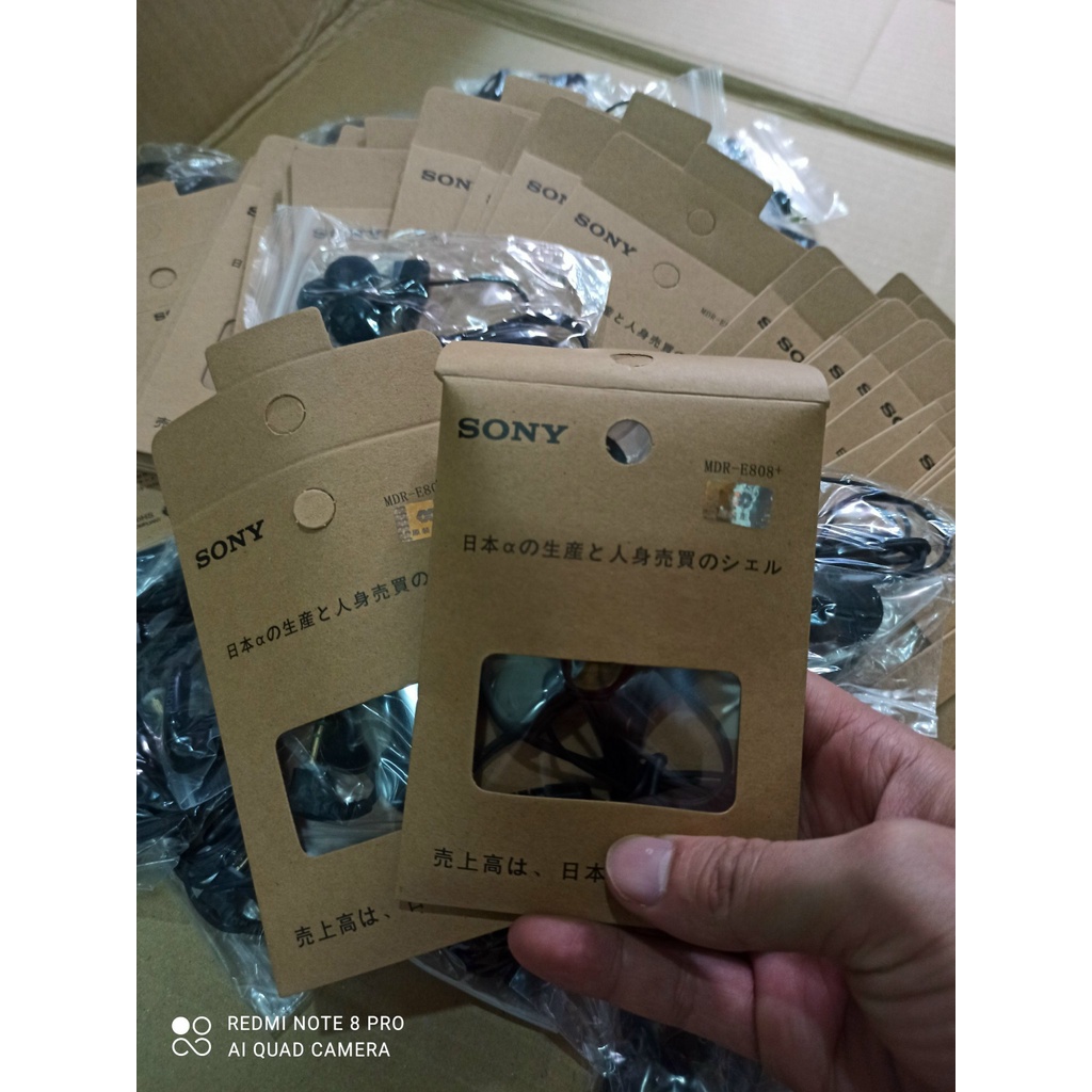 Tai Nghe Sony MDR-E808,E804 MDR-E808+ siêu trầm made in japan-bass nặng,tai nghe Huyền thoại earbud MDR-E808+