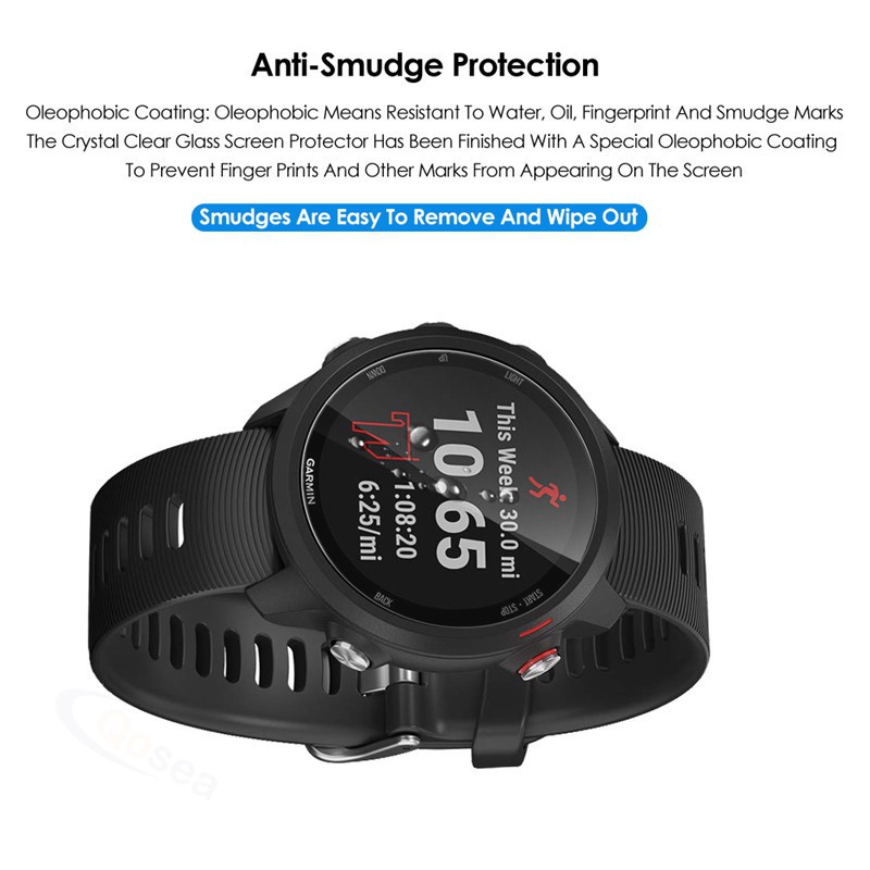 Kính cường lực HD bảo vệ mặt đồng hồ Garmin Forerunner 245 / 245m