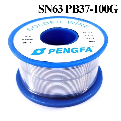 Thiếc hàn 0.8mm, Chì hàn FENGFA 100gram SN63 PB37(Solder Wire)