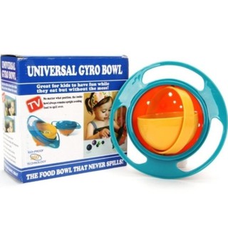 Bát ăn tập ăn thông minh Gyro bowl 360 độ chống lật đổ