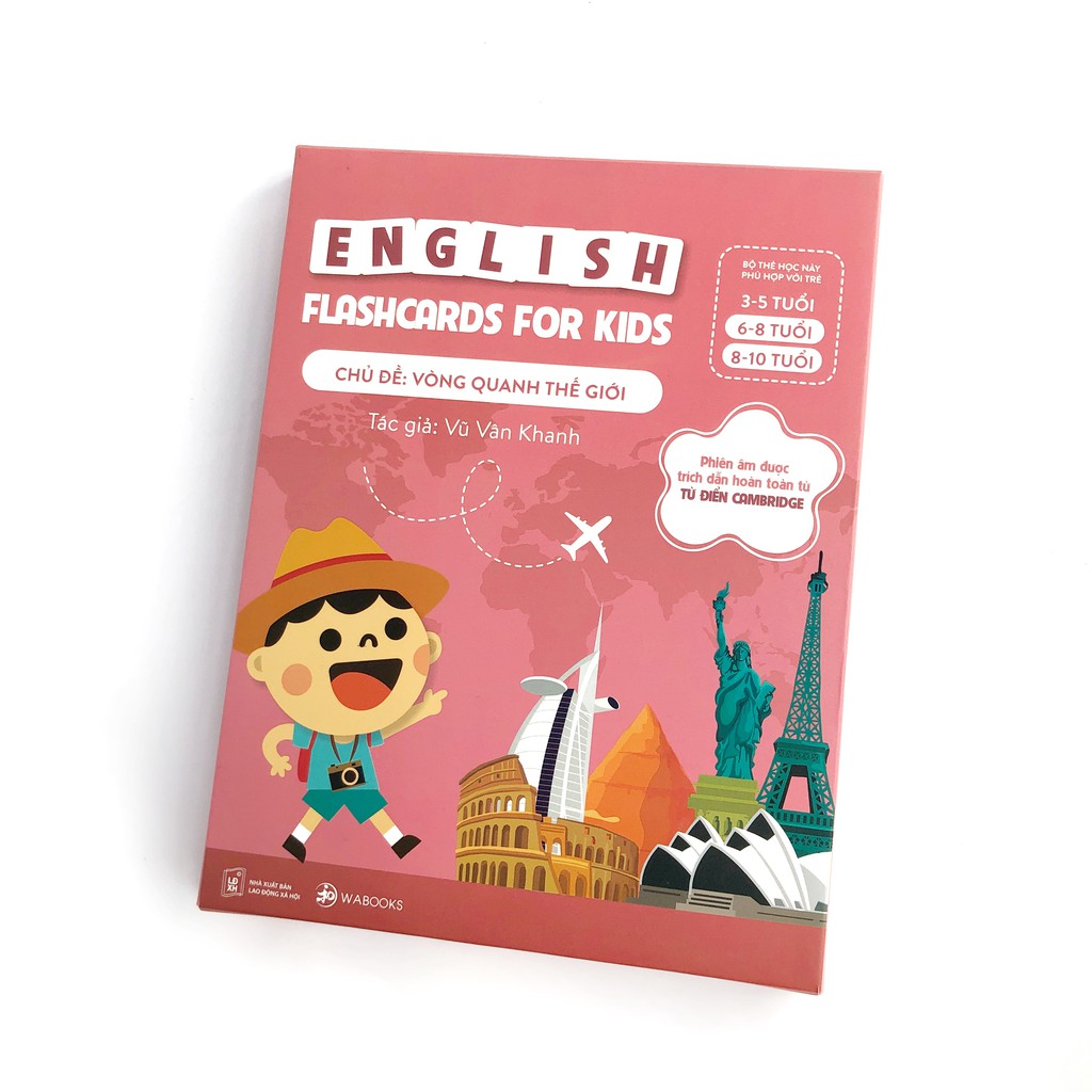Flashcards - Bộ thẻ học Tiếng Anh theo chủ đề cho trẻ 6-10 tuổi