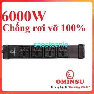Ổ ĐIỆN 4 CỬA ĐA NĂNG 6000W BẰNG THÉP OMINSU KHÔNG DÂY CHỐNG VỠ 100%