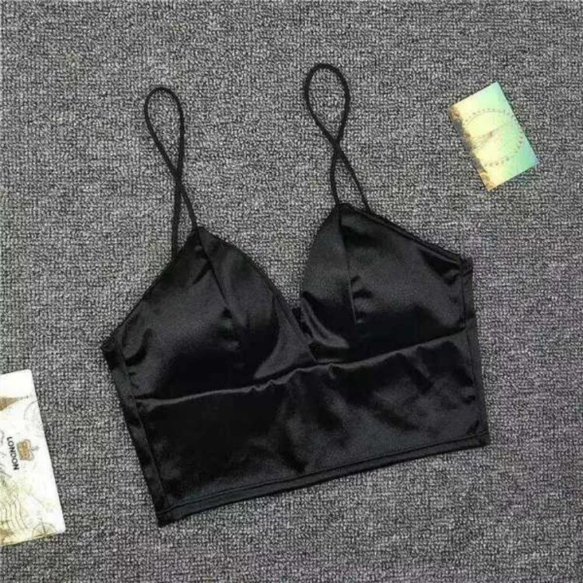 Áo crotop LỤA phong cách