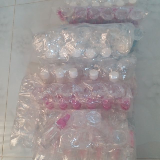 Chai chiết mỹ phẩm của khách (combo 100 chai)