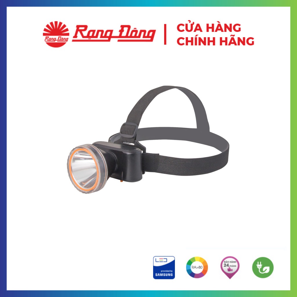 [Chính Hãng] Đèn Pin LED đội đầu 3W Rạng Đông, siêu sáng, pin trâu, độ bền cao, Model: LED D PDD02L/3W