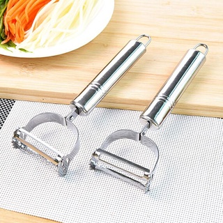 Nạo Rau Củ Inox 2 Trong 1 - Dụng Cụ Bào, Thái, Cắt Củ Quả Đa Năng Sắc Bén🍉Duashop🍉