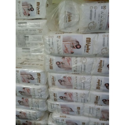 Tổng kho bỉm Mijuku cao cấp 1 bịch 50 miếng 50S/50M/50L/50XL/50XXL/50XXXL
