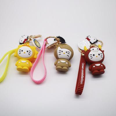 Móc khoá 12 cung hoàng đạo MKDT42 móc khoá mèo kitty cute móc khoá dễ thương