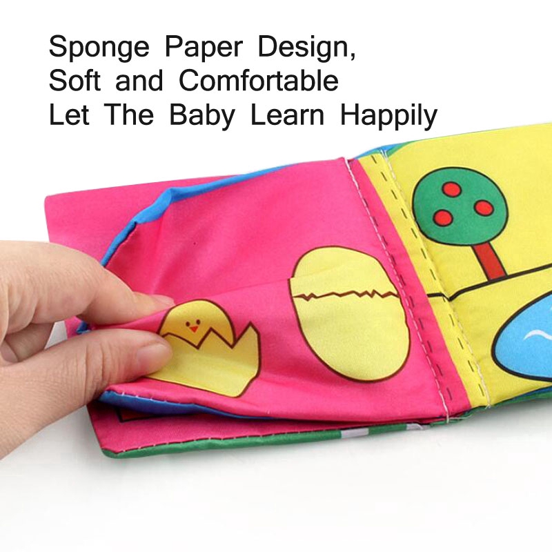 [COD] Soft Cloth Books for Children's Cognitive Education Suitable for 1-6 Years Old Baby Toys Learning Puzzles