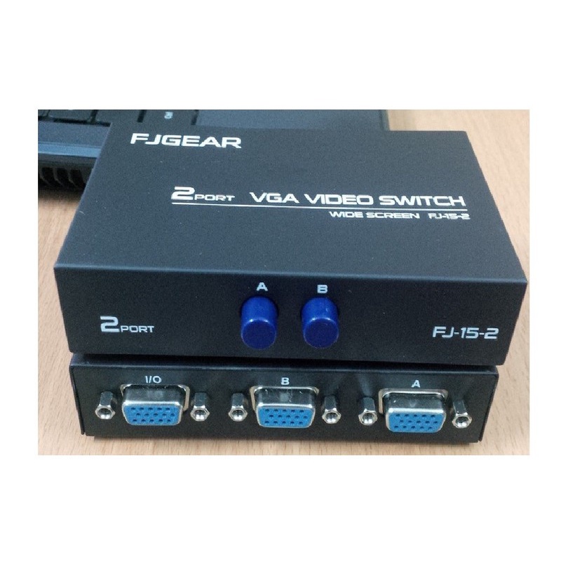 Bộ gộp VGA 2 vào 1 ra - một màn hình dùng chung 2 máy tính