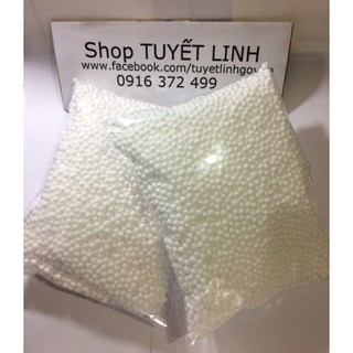 Hạt xốp màu trắng : 20k/  bịch