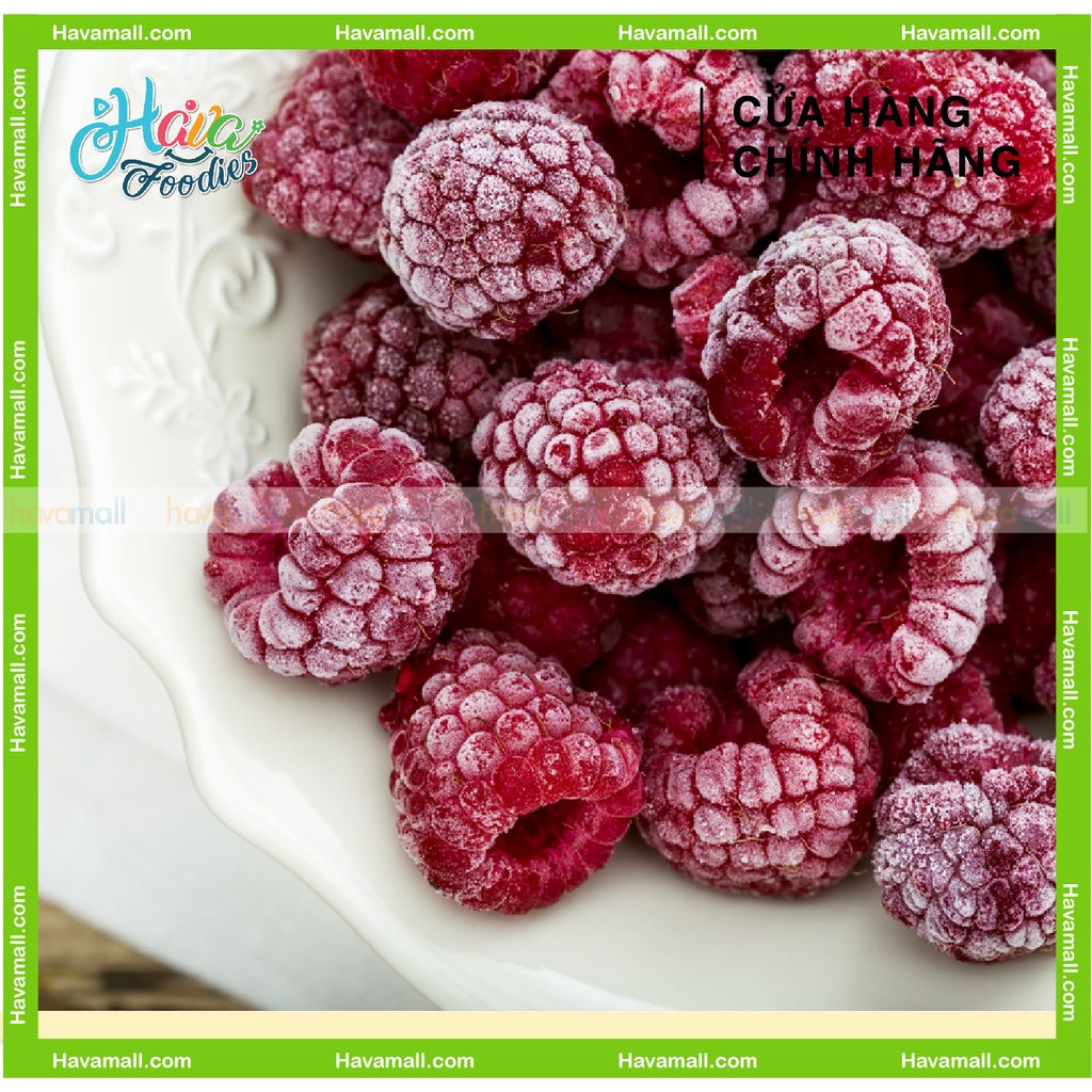 Trái Phúc Bồn Tử Đỏ Đông Lạnh V-Safefood – Frozen Raspberries