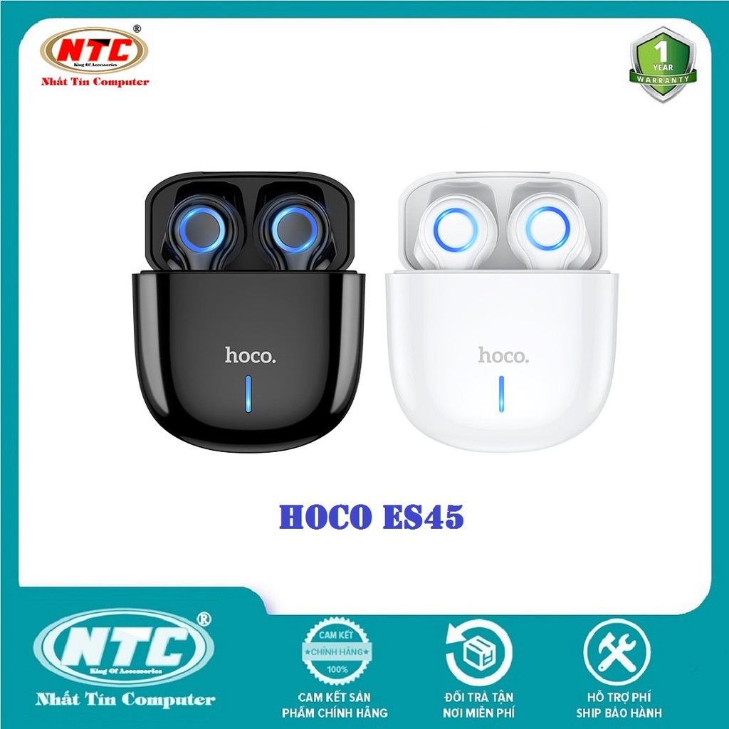 [Mã 1511ELSALE hoàn 7% đơn 300K] Tai nghe Bluetooth TWS Hoco ES45 Harmony sound BT V5.0 - Hàng chính hãng