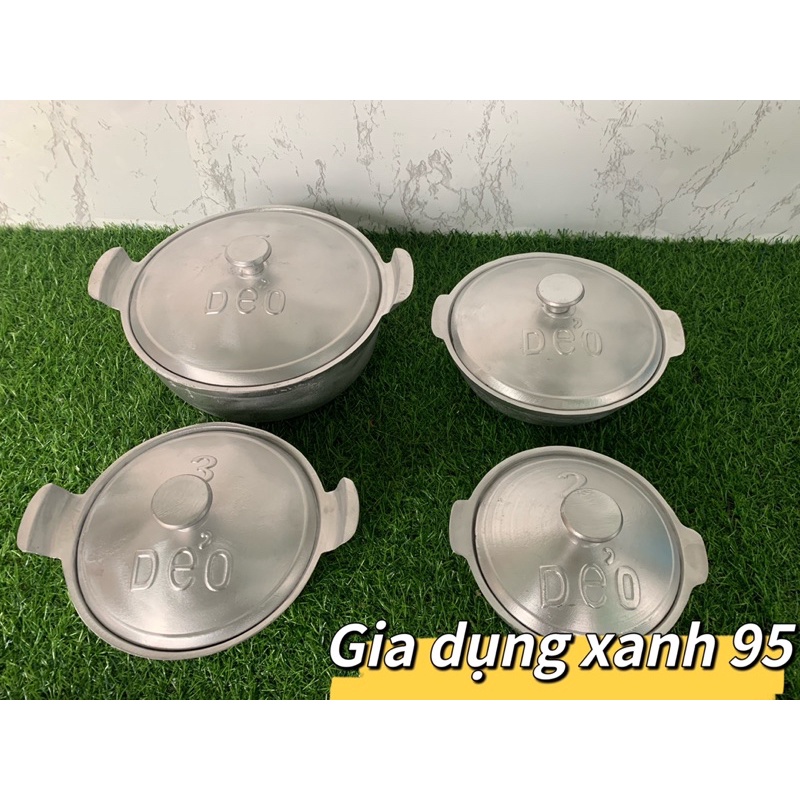 Nồi gang tộ 4 món ( 15 17 20 24cm )