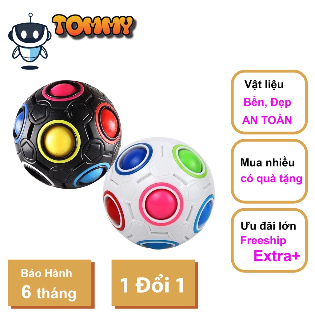 Rubik Biến Thể Hình Tròn Quả Cầu Xoắn Mới Độc Lạ, Độ Khó Phù Hợp, Rubic Giá Hạt Rẻ - Tommy Toy