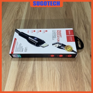 Cáp sạc nhanh có đèn báo 2.4A Hoco U89 cổng lightning cho iphone