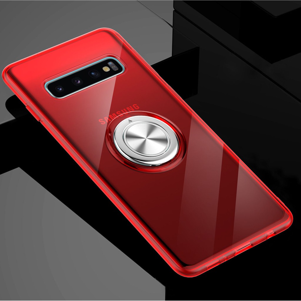 Ốp điện thoại có móc nhẫn nam châm cho Samsung S10 5G S8 S 10+ Note 8 Note9 S9 S 8+ Plus