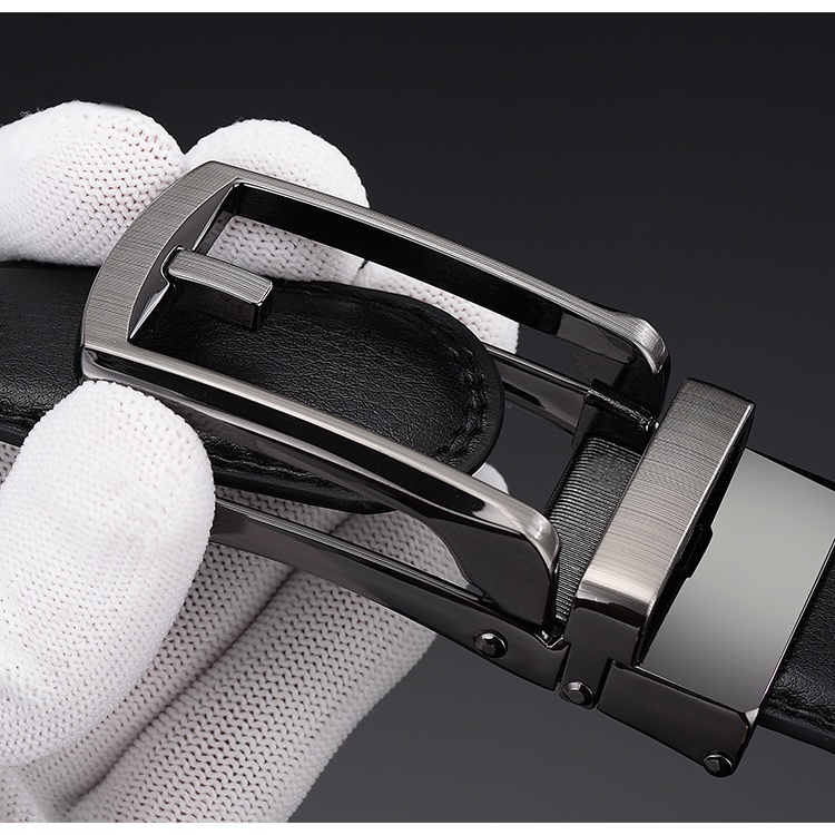 Thắt Lưng Da Pu Khóa Tự Động Chất Lượng Cao Thời Trang Cho Nam