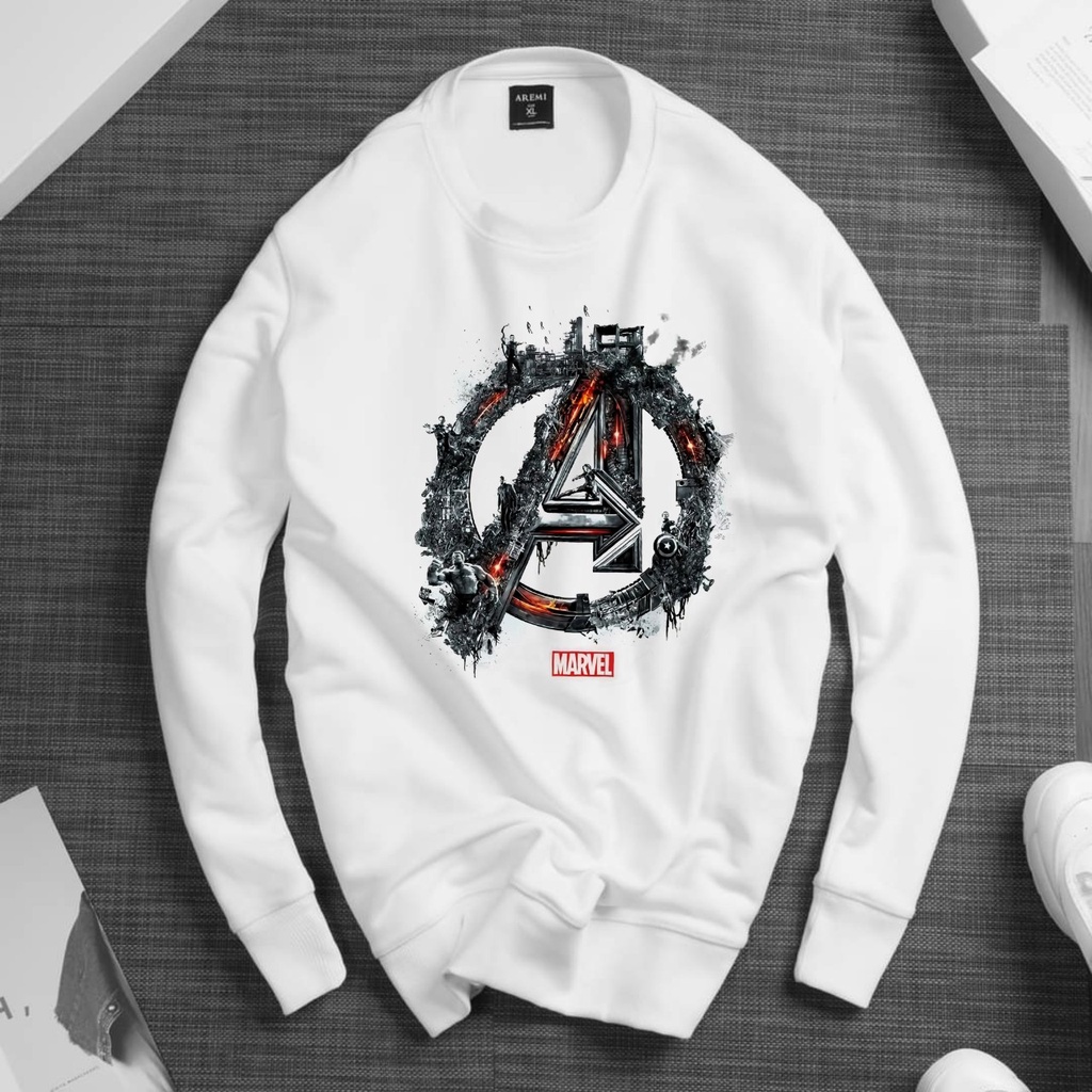 Áo thun in Nỉ Cotton Nam Nữ Unisex dài tay không cổ - Áo sweater cổ tròn chất poly Thái thu đông giữ nhiệt BST-1.13