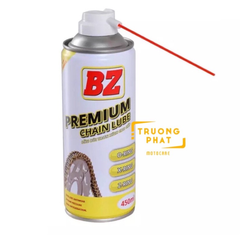 Dưỡng sên BZ Premium Chainlube mẫu mới- Bôi trơn sên xích cao cấp